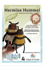 Lade das Bild in den Galerie-Viewer, Download Schnittmuster und Nähanleitung „Hermine Hummel“