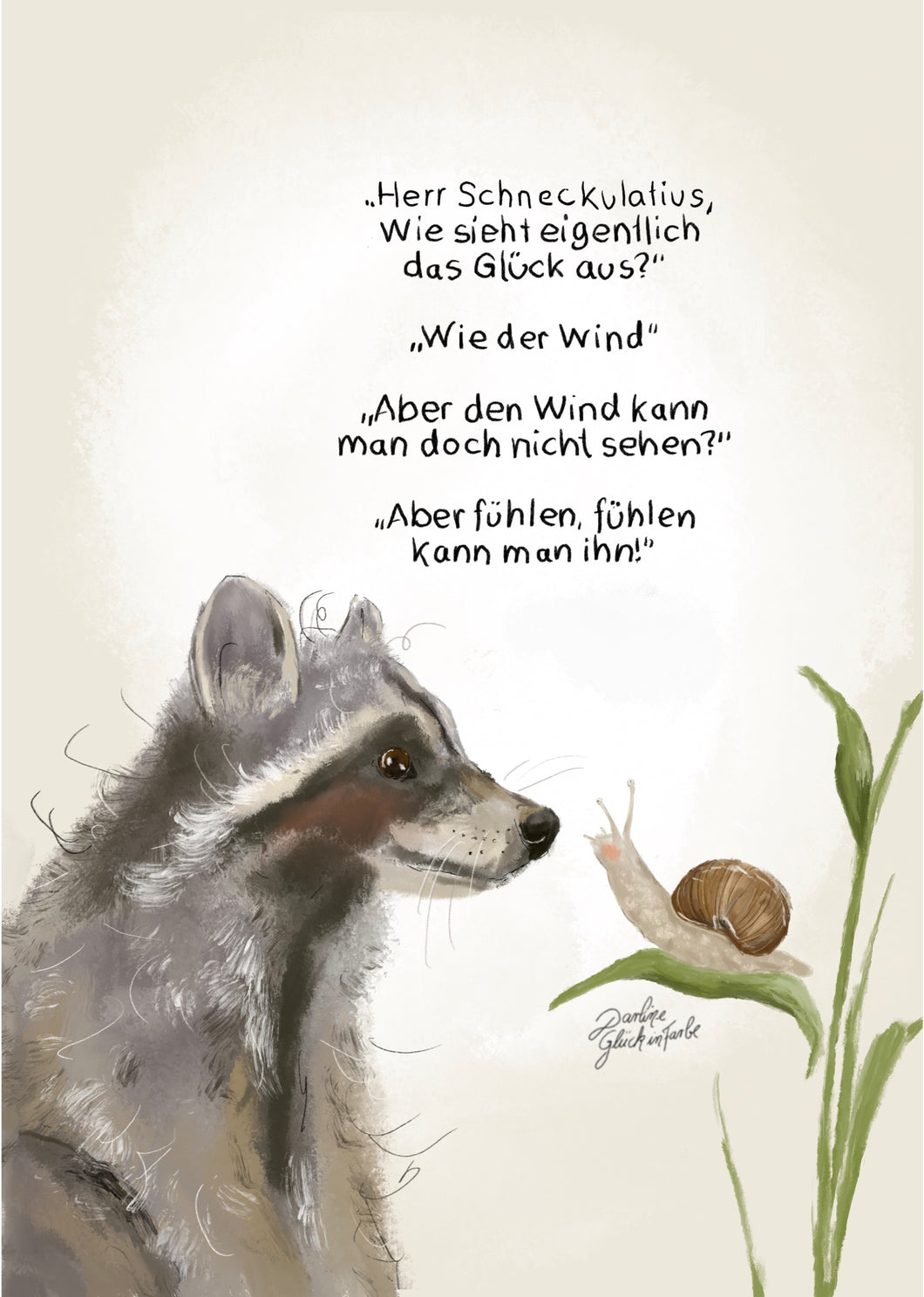 *handsigniert A5 - Raki & Schneckulatius - Wind