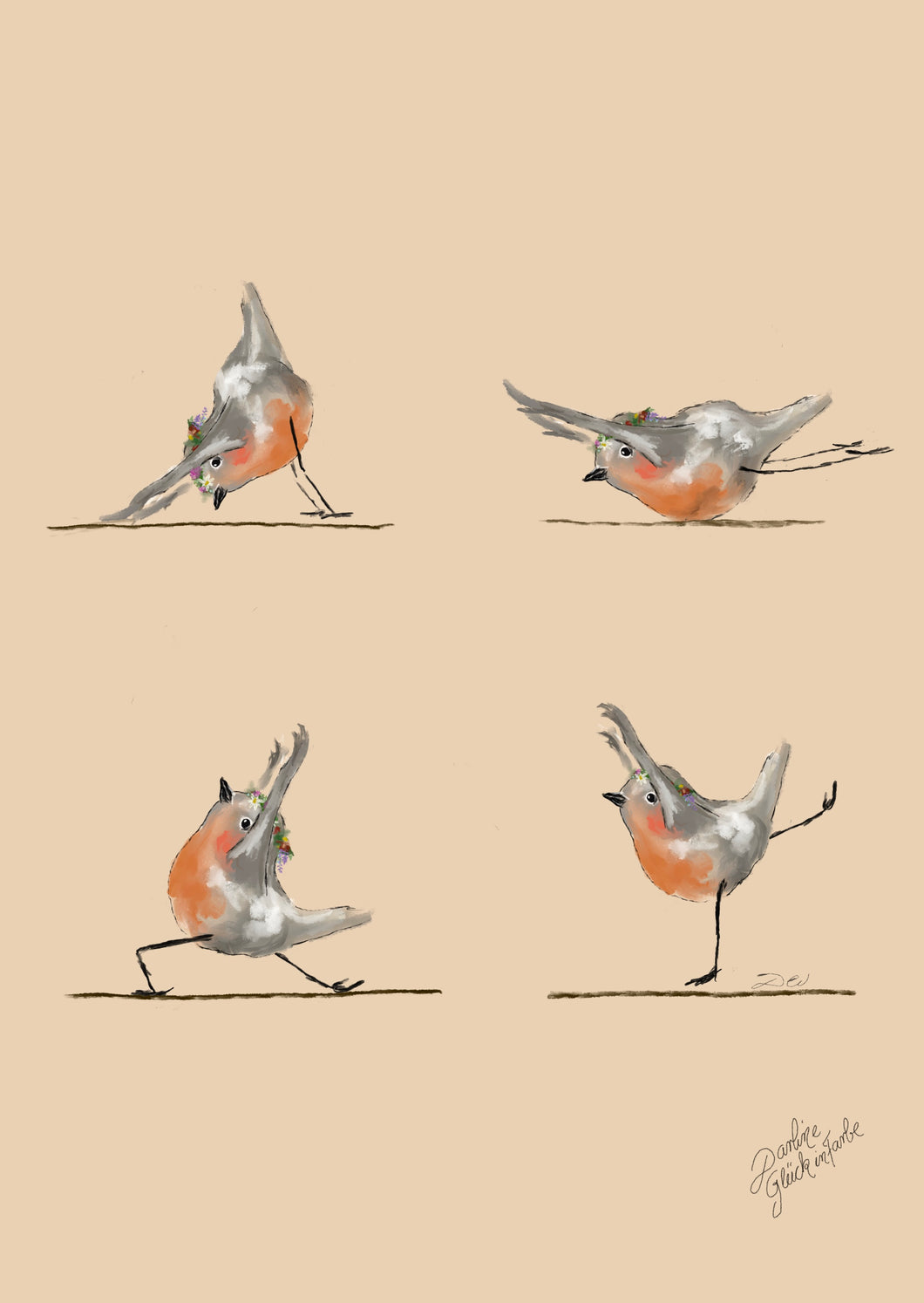 Yoga Vogel 5x